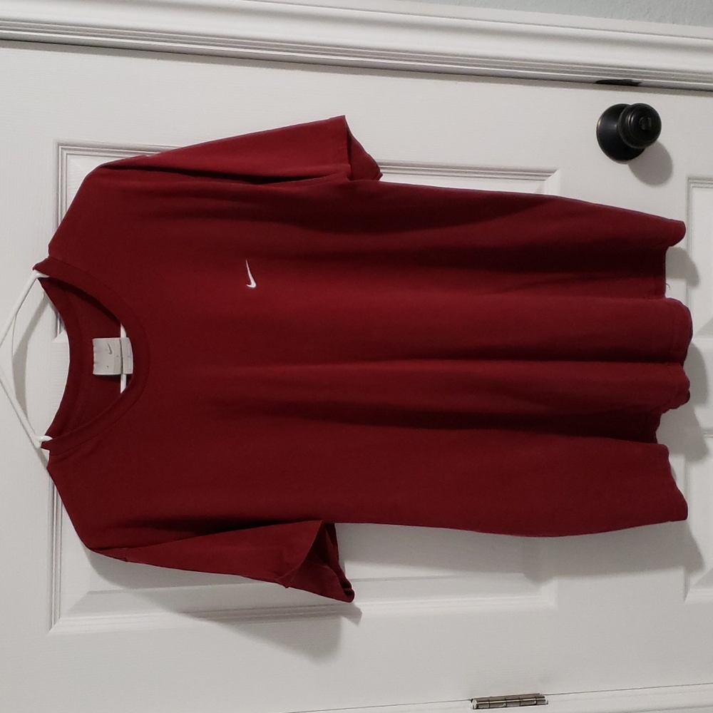 Burgundy Nike tee